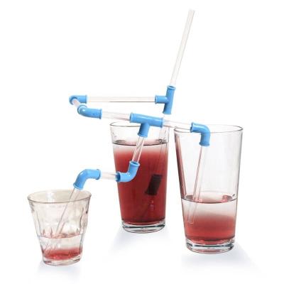 China Party Game Beer Drinkware DIY Custom Plastic Straws for sale