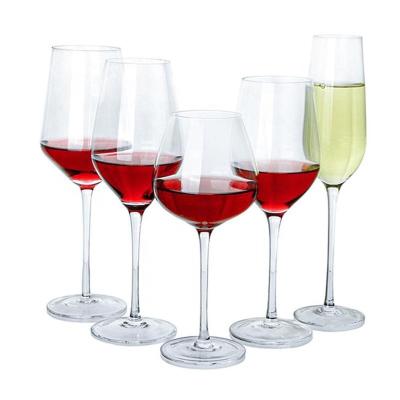 China CLASSIC Party Drinking Glassware Lead Free White or Red Wine Champagne Flutes Glasses for sale