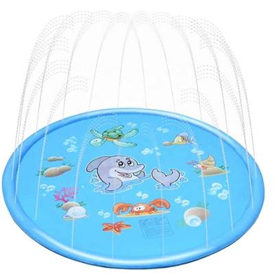 China Outdoor Sprinkler Cushion Inflatable Water Games Lawn Game Beach Party Game Cushion PVC Sprinkler Pad Water Toys for sale