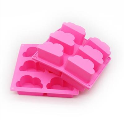 China Sustainable Mousse Cake Mold DIY Jelly Cake Mold Silica Gel Cloud Homemade Chocolate 6 for sale