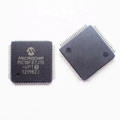 China New and original FLASH 80TQFP PIC18J PIC18F87J10-I/PT PIC18F87J10-I/PT microcontrollers PIC18F87 IC MCU 8BIT 128KB for sale