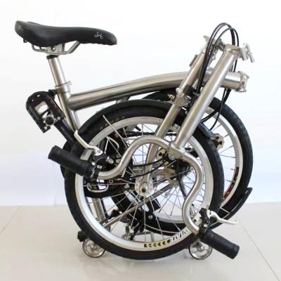 China Super Lightweight Titanium Folding Travel Bike 16