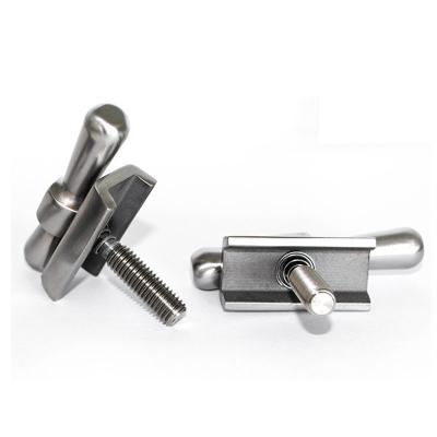 China Rod Folding Bike Parts, Quick Release Clip Titanium C Hinge Hold Down Bike Folding Buckle for sale