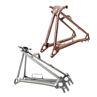 China Titanium folding bike titanium rear triangle, K-whale, folding bike triangle, bike parts for sale