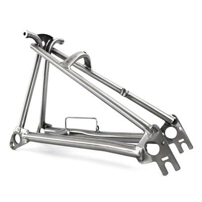 China Titanium Bike Fork Folding Titanium Rear Triangle For Folding Bike for sale