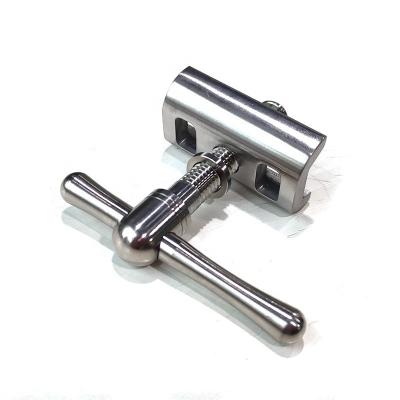 China Ti3AL2.5V titanium alloy folding bike parts, hinge clamp, K-whale, titanium folding bike accessory for sale