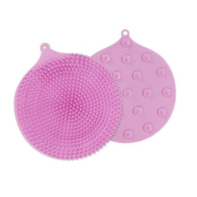 China EXFOLIATE Wholesale Silicone Foot Body Bath Scrubber Brush Massager Remover For Shower Floor With Suction Cup for sale