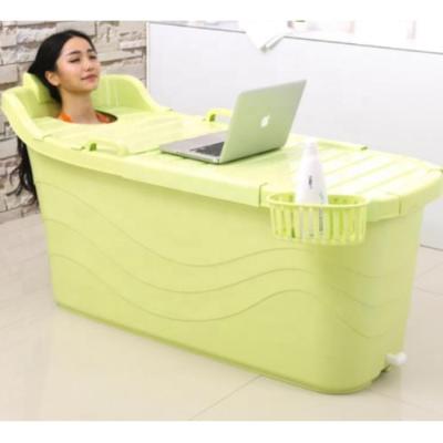 China Free Shipping Viable In The Sea New Hot Selling High Quality Plastic Adult Bathtub With Lid 139*70cm Big Size for sale