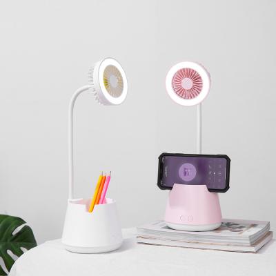 China Office or home multifunctional desk lamp fan for sale