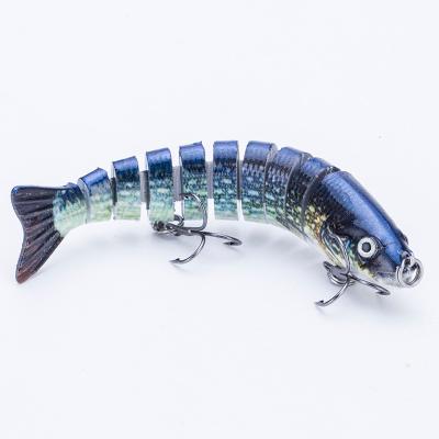 China Hard Fishing Lure Custom Artificial Realistic Multi Joint Hard ABS Plastic 10cm 6.8g Lureking Swimbait for sale