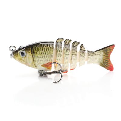 China Suitable haitang lure 2.5g 50mm Swimbait Artificial Realistic Multi Joint Hard Fishing Lure for sale