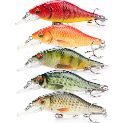 China ABS Manufacturer Plastic Fishing Lures Minow Crankbaits 3D Hard Plastic Artificial Fish Eye Lure Bait for sale