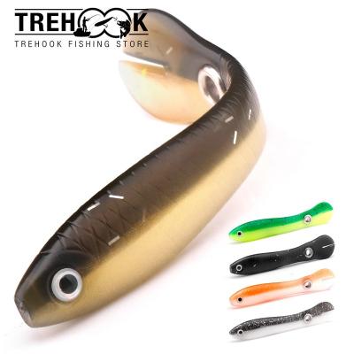 China Vivid Fish Action 70mm 100mm Loach Swimming Soft Baits Fish Lure Water Proof Set Porcelain Lure Bionic Swimming Bionic Plastic for sale