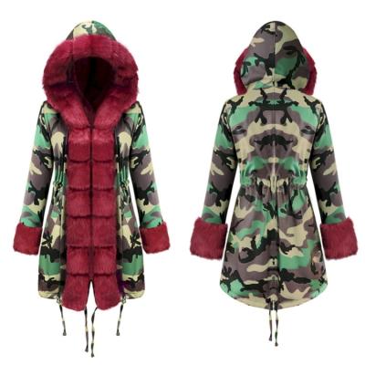 China Fashion Anti-wrinkle custom made thick warm loose casual hooded wool coat coats long for ladies 2022 for sale