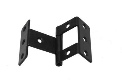 China Black Butt Hinge With Around Wrap Door Hinges Furniture Hardware for sale