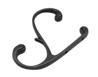 China Black Antique Coat Hook Furniture Hardware Decorative Wall Hooks for sale