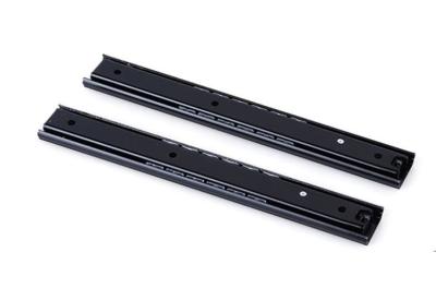 China 27mm width two fold drawer slide with ball bearing slide 18 inch (45mm length) for sale