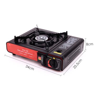 China 2021 Piezo Ignition Wild Barbecue Stove Increasing Cooking Mini Cassette Grill Household Portable AccessoriesOutdoor Gas Stove Cassette Oven for sale