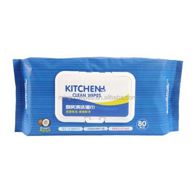 China Housekeeping cleaning bathroom and kitchen cleaning wet rags for sale