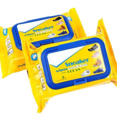 China Shoes Cleaning Disposable Sneaker Shoe Leather Cleaning Cloths Polish Cleaning Shoe Wipes for sale