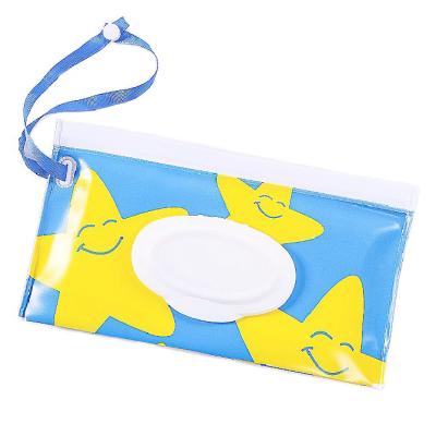 China Wholesale Plastic Easy Open Travel Stock Wet Cleaning Cloth Pouch for sale