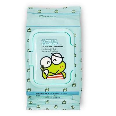 China Hot Selling Aloe Vera Private Wet Cleansing Wipes Mark Wipes Easy Makeup Remover Wipes for sale