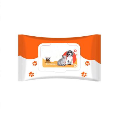 China 2022 New Hot Sale Sustainable Nonwoven Natural Eye Ear Ear Cleaning Dog Wipes Super Soft Pet Cloths For Cat Dog for sale