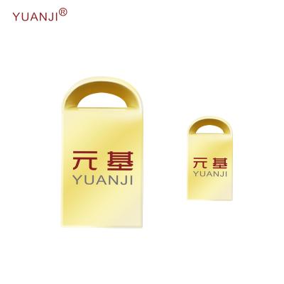 China New Metal Design Best Selling Mini Golden Silver Metal USB Stick 32GB for sale