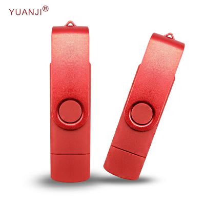 China ABS Plastics +Metal Taiwan Usb 2.0 Otg New Usb Flash Drive With 2 Ports for sale