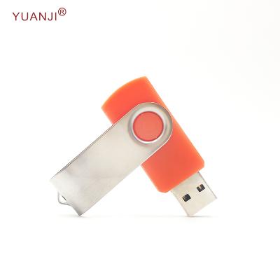 China ABS Plastics + Custom Logo Swivel USB 2.0 2GB 4GB 8GB 16GB 32GB 64GB Metal Custom Usb Flash Drive For Business Gift for sale