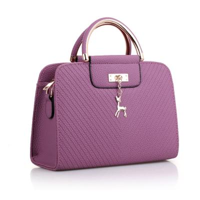 China Pure Luxury Designer High Quality Waterproof Women Shoulder Bag PU Large Capacity Color Ladies Handbags for sale