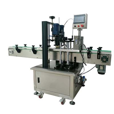 China 4 Wheel ZS-XG440A Automatic Pump 4 Wheel Syrup Dropper Bottle Screw Machine Maker For Spray Plastic Capping Lid for sale