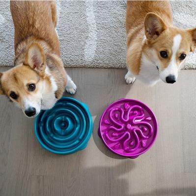 China Viable Pets Slow Feeder Bowl Maze Interactive Puzzle Food Non Skid Safe Materials Design For Dog Cat Prevent Obesity Bloat Overeating for sale