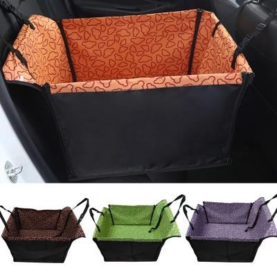 China 2022 New Pet Carriers Breathable Dog Car Seat Cover Carrying For Cats Dogs Mat Blanket Rear Back Hammock Protector Transportin Waterproof for sale