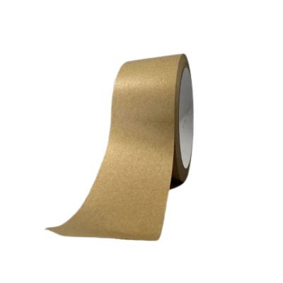 China Wholesale Customized Performance Sealed Cardboard Boxes Heat Resistant Paper Tape Brown Self Adhesive Kraft Paper for sale