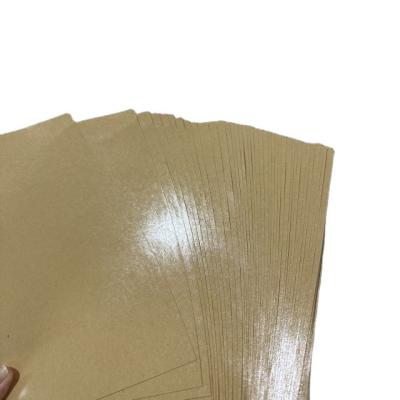 China Hot Selling 85g Single Sided PE Waterproof BROWN Rolls ISO9001 White Silicone Paper Tape Release Waterproof Coated Cowhide Paper Rolls for sale