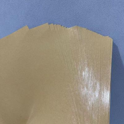 China Used For Self Adhesive Labels High Quality Nature Color Double Sided Release Paper Roll For Adhesive Industry for sale