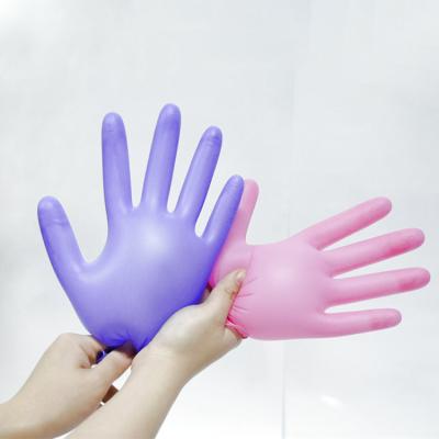 China Factory Supply Cheap Anti-slip Excellent Quality Anti-Slip Mix Vinyl Nitrile Gloves Manufacturers for sale