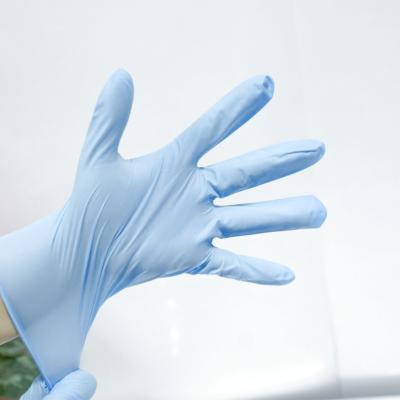 China New Product Professional Manufacturer Promotion Cheap Blue Nitrile Household Working Cleaning Glove Anti-slip for sale