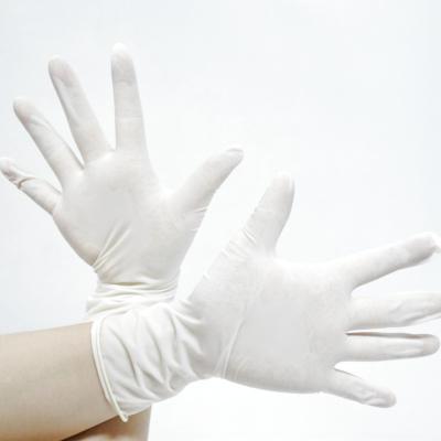 China Anti-Slip Fine Quality Latex Glove Milky White Waterproof Gloves For Work for sale