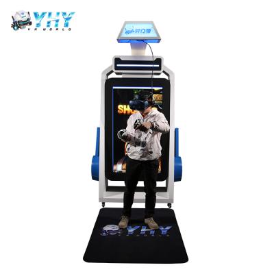 China VR 360 theme park Investment YHYVR 9d vr simulator flight machine version virtual reality gun shooting vr arcade machine for sale