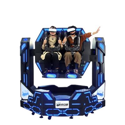 China VR Entertainment Most Exciting 1080 Degree Virtual Roller Coaster Simulator 2 Seats 9D Vr for sale