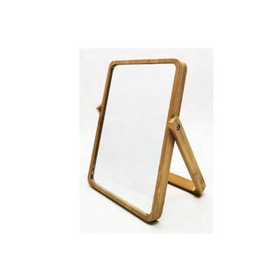 China Multiple Functions Magnifying Nature And Convenient And Durable Cosmetic Mirror And White Glass Bamboo Mirror for sale