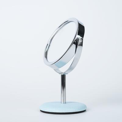 China With Logo Printing Pocket Mini Makeup Mirror Portable Table Customized Round Shaped Metal Make Up Mirror for sale