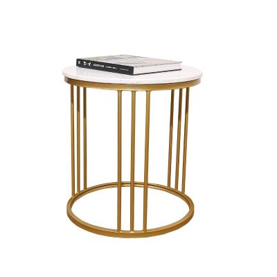 China Foldable Marble Top Side Tea Table for sale