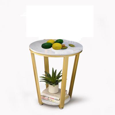 China Factory Sale Foldable Marble Top Side White Marble Set Table Table For Sale for sale