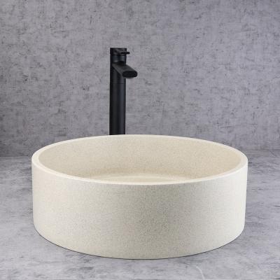 China Easy Clean DASUN Factory supplies high quality handcrafted countertops, eco-friendly concrete, round bathroom basins, hand sinks for sale