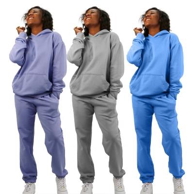 China Breathable Unisex Sweatsuit 2 Piece Set Women Jogging Suits Summer Wholesale French Terry Sports Two Piece Pants Set Tracksuits For Men for sale