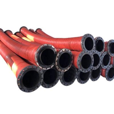 China Assortment with dredgers for removing big silt diameter 8inch rubber dredging hose for delivery and suction sand mud for sale