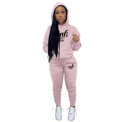 China Anti-pilling new C1046 high quality outdoor winter sets 2 piece set women two piece sets women hoodies for sale